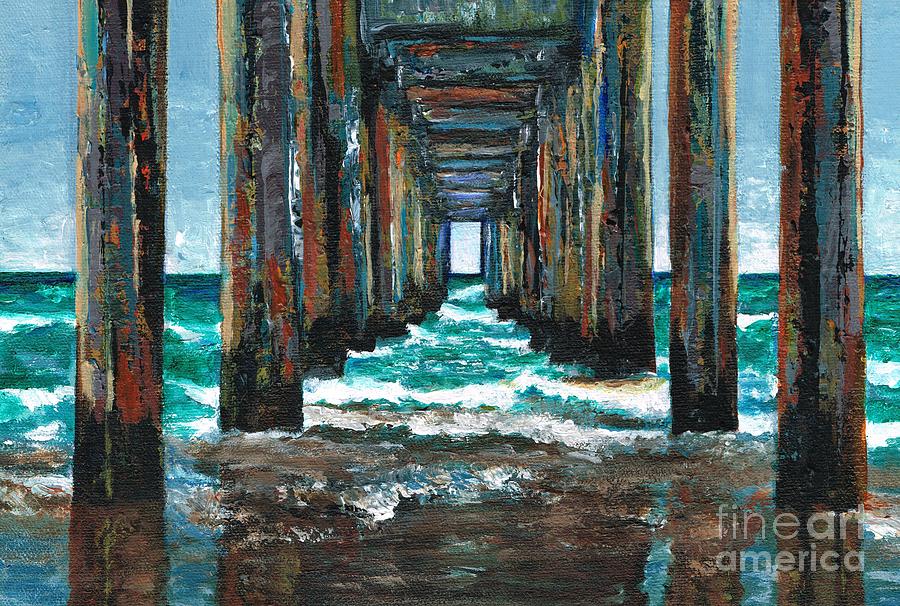 Pier One Painting by Frances Marino