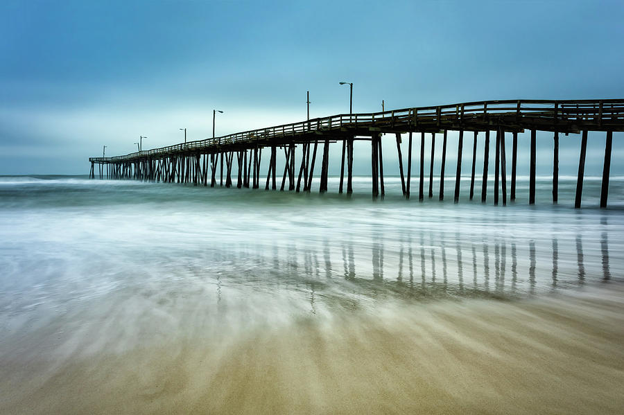 Pier Reflection Photograph by C  Renee Martin