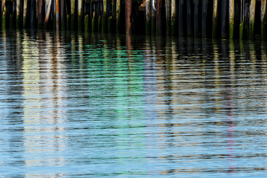 Pier Reflections Photograph by Robert Potts