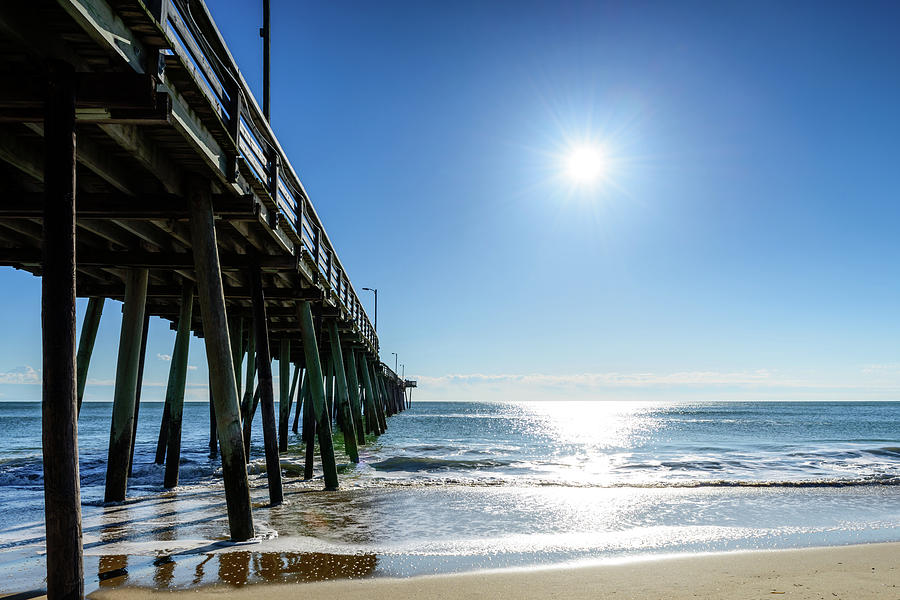 Pier Side In The Morning Photograph by Michael Scott