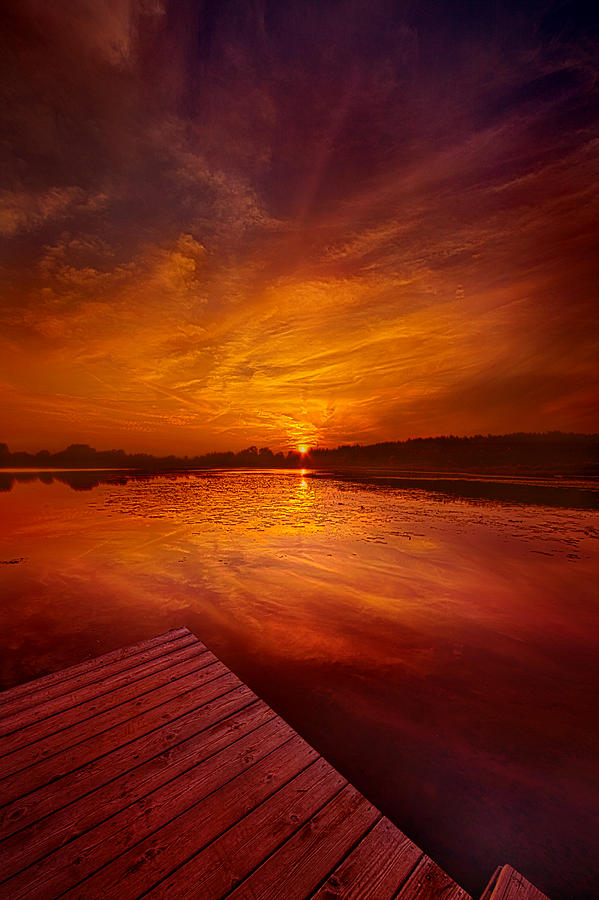 Pier Sittin Photograph by Phil Koch