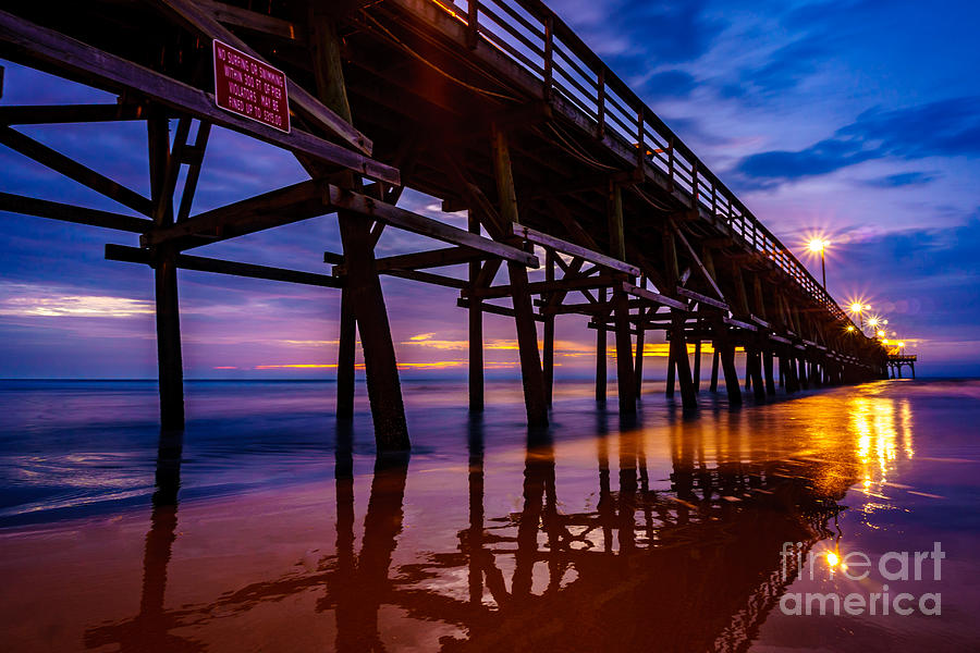 Pier Sunrise Photograph by David Smith
