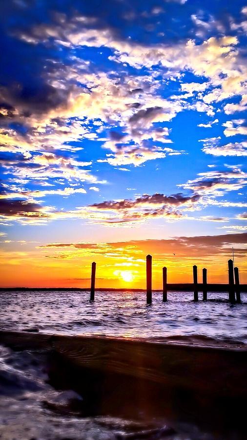 Pier Sunrise Photograph by Katherine Kearney - Pixels