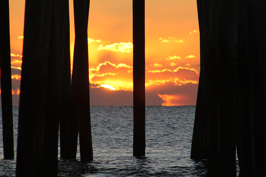 Pier Sunrise Photograph by Robert Banach