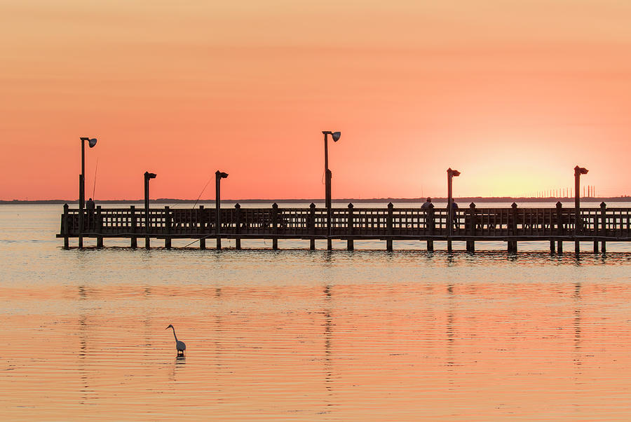 Pier Sunset Photograph by Jurgen Lorenzen