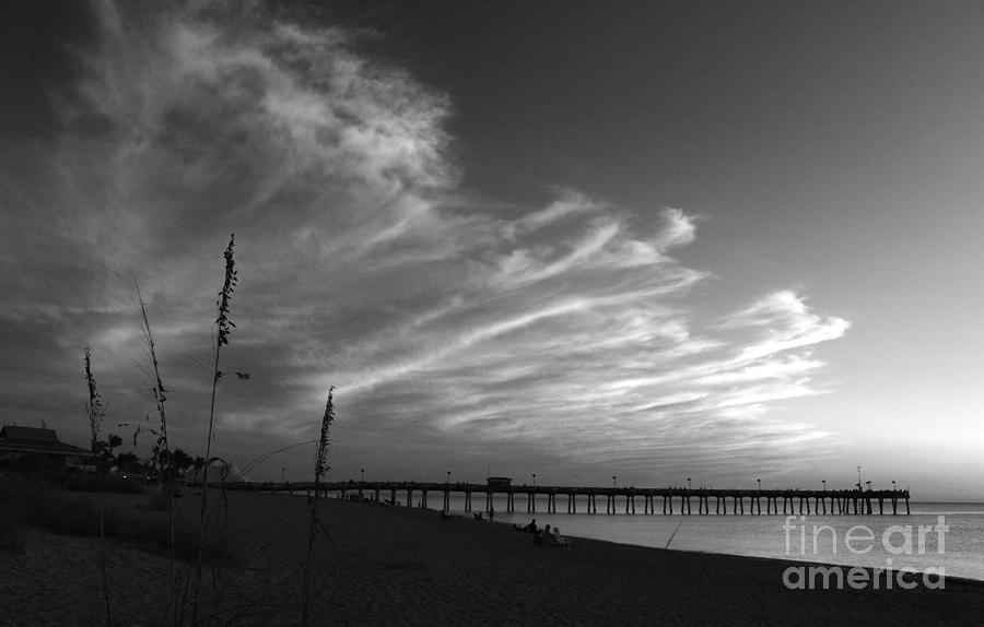 Sunset Photograph - Pier Under A Sunset by Christiane Schulze Art And Photography