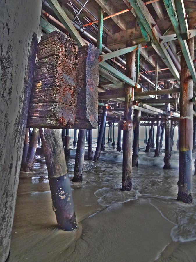 Pier Underworld Photograph by Kenneth James