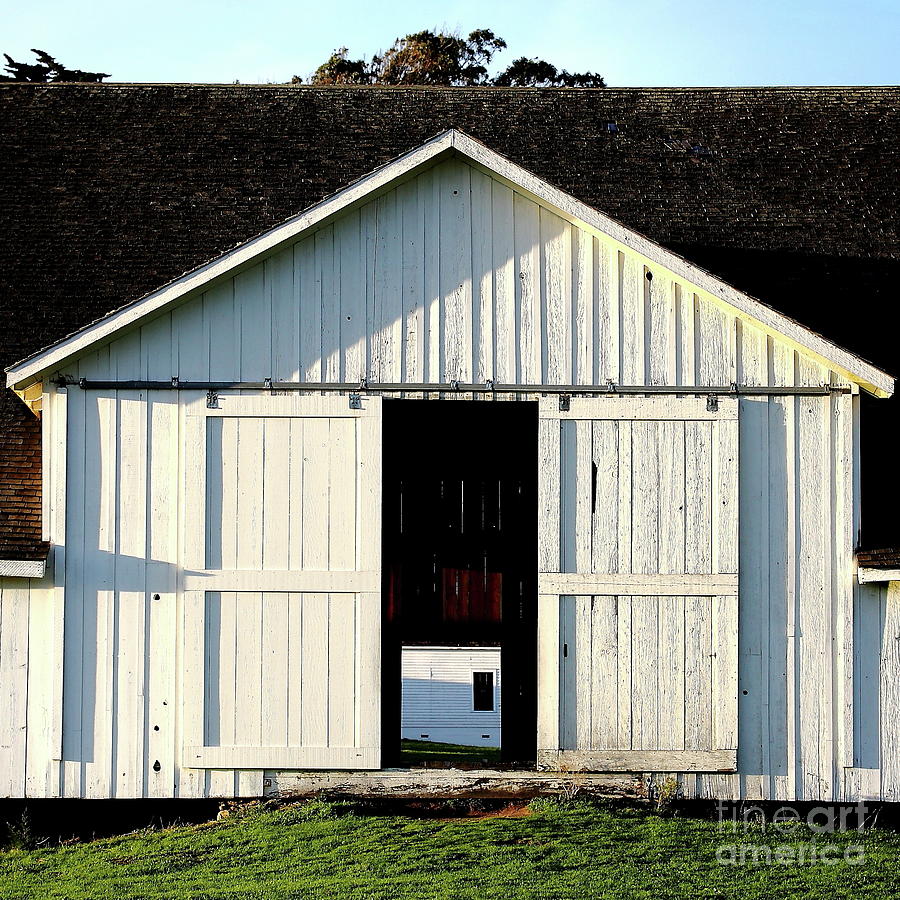 Farm Photograph - Pierce Point Ranch 9 . Square by Wingsdomain Art and Photography