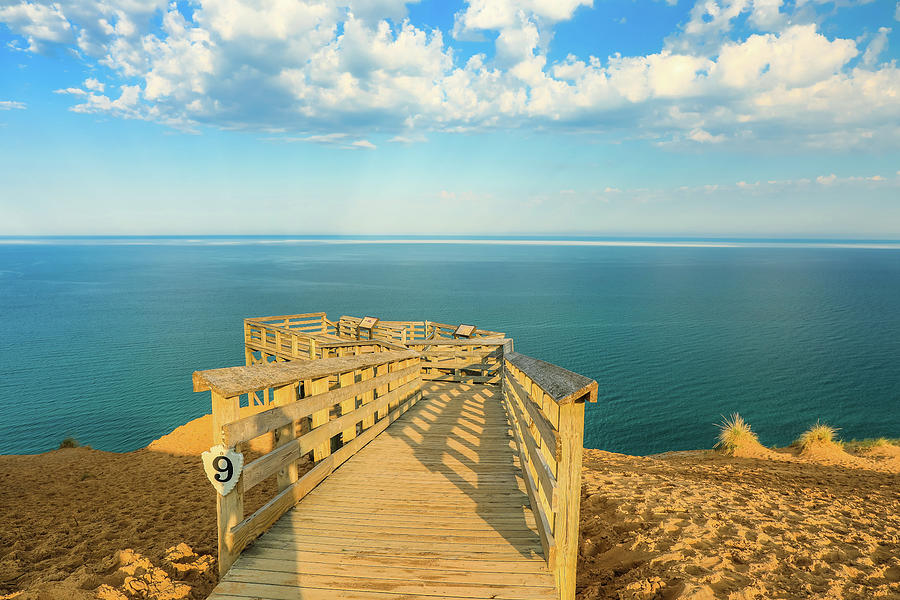 Pierce Stocking Drive Lake Michigan Overlook Photograph by Dan Sproul