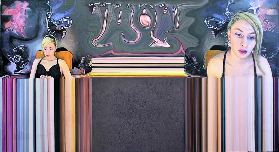 Pierced Septum Painting by Richard Barone Pierced Septum Painting by Richard Barone