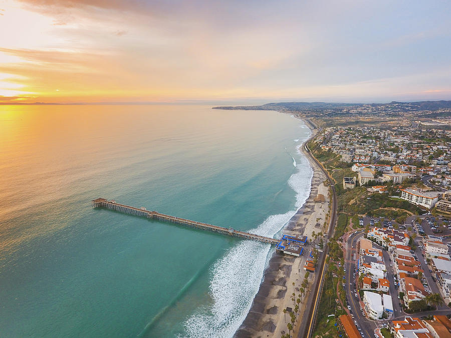 Sunset Photograph - San Clemente Coast by Seascaping Photography