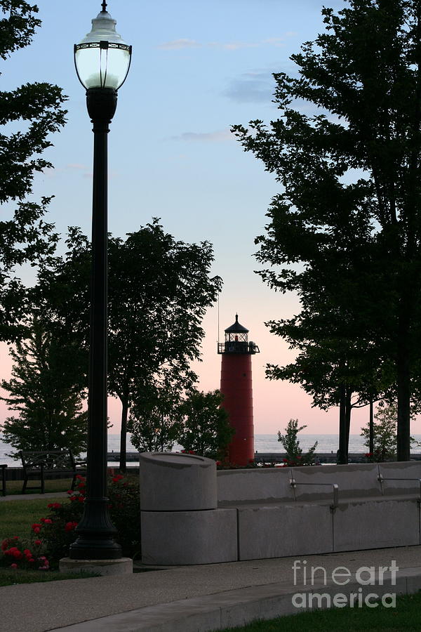 Pierhead Lighthouse By Lantern Light Photograph by Kay Novy