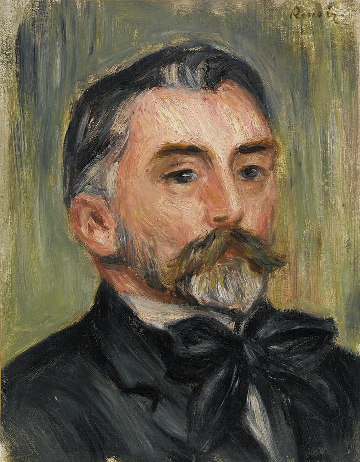 Pierre-Auguste Renoir 1841-1919 PORTRAIT STEPHANE MALLARME Painting by ...