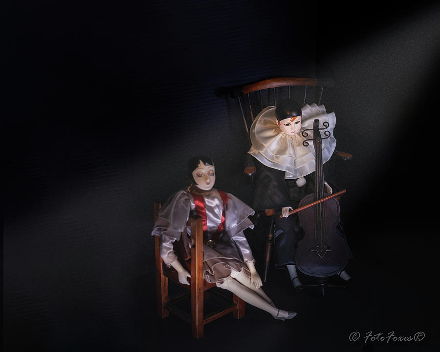 Pierrot and Columbine Photograph by Alexander Fedin