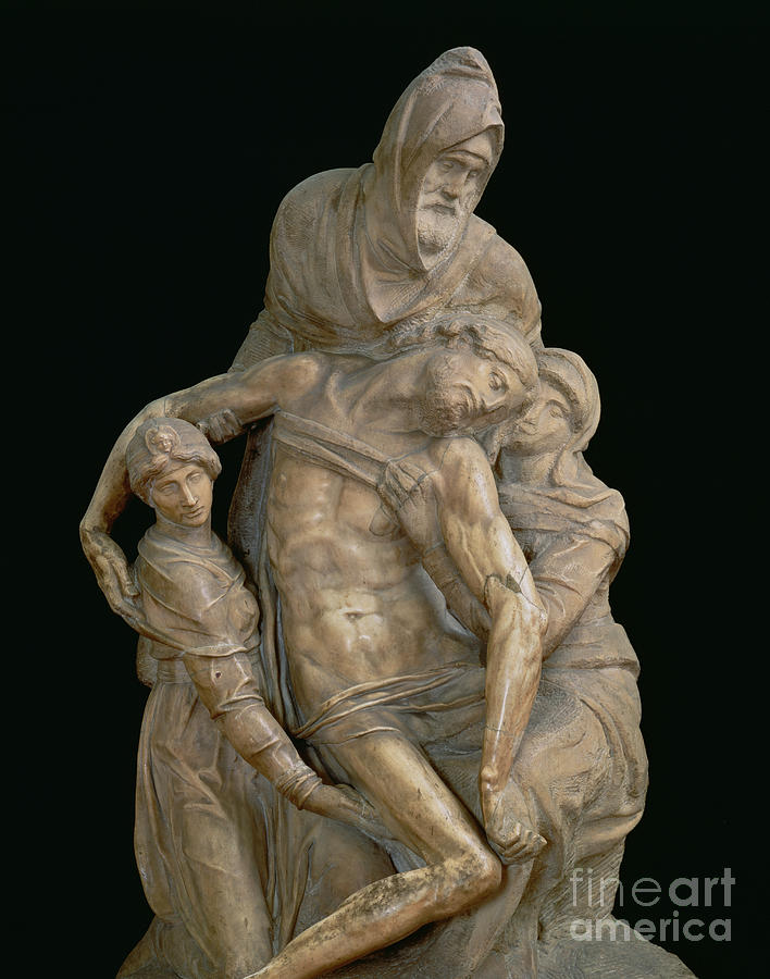 Pieta, 1553 Sculpture by Michelangelo