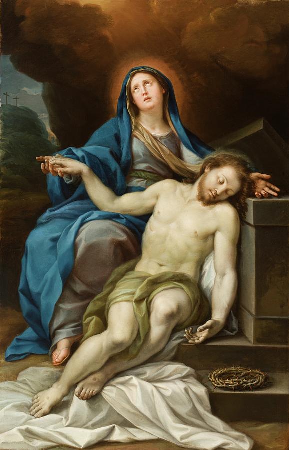 Pieta Painting by Italian School Fine Art America