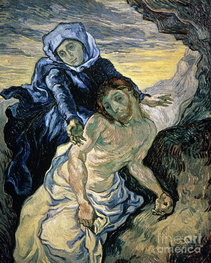 Pieta Painting by Vincent van Gogh - Fine Art America