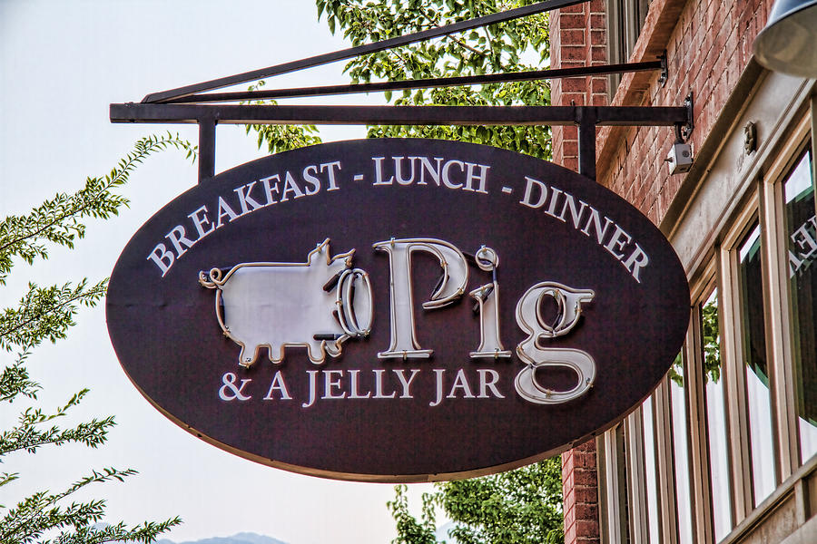 Pig And Jelly Jar Sign Photograph by Nick Gray Fine Art America