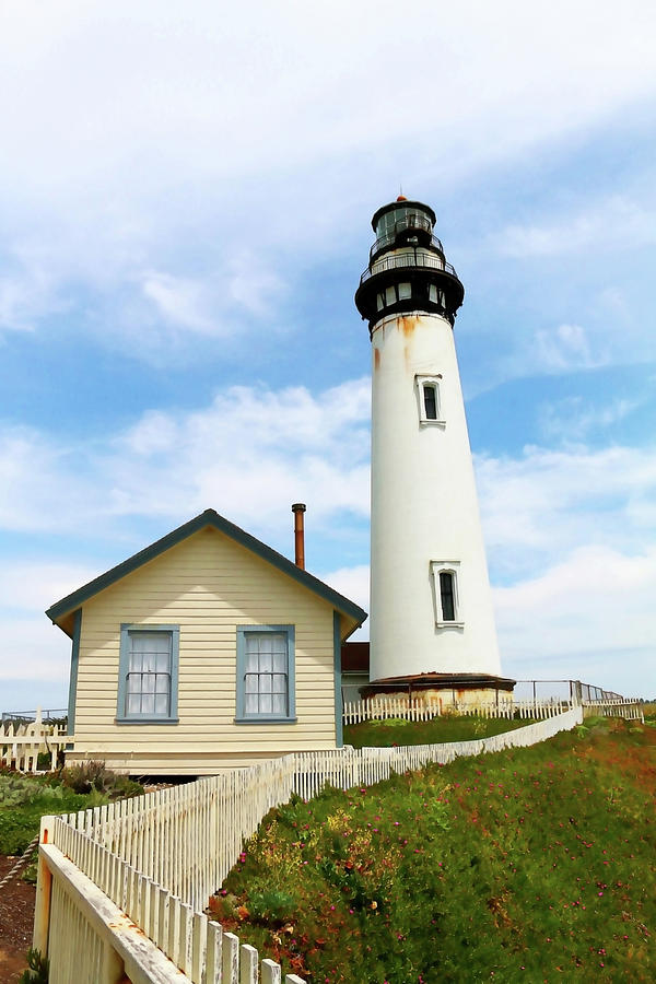 Pigeon Point Lighthouse View Photograph by Art Block Collections
