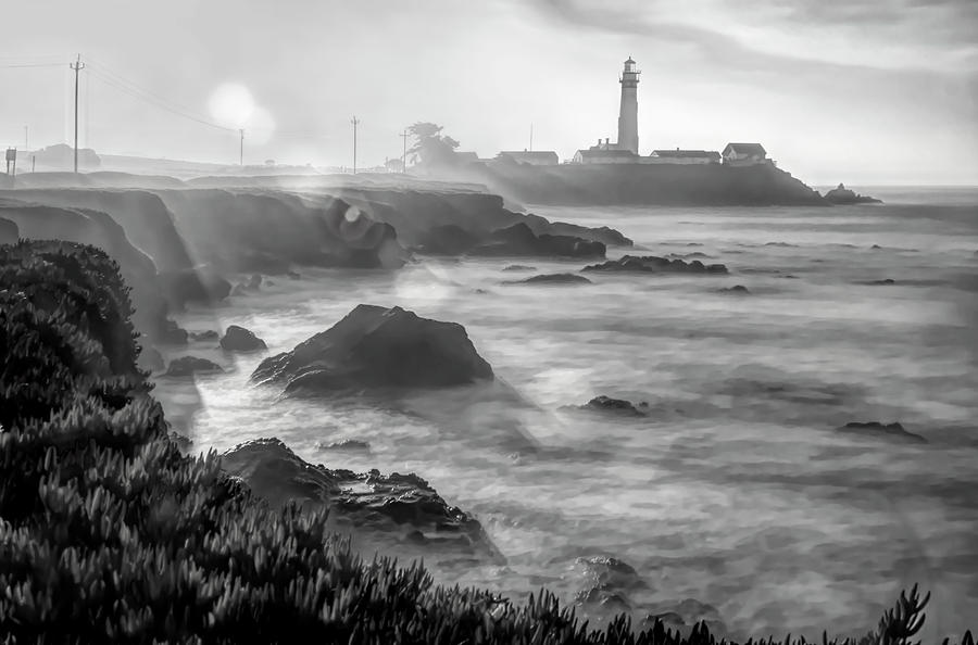 Pigeon Point Rocky Shore by Wes Jimerson Pigeon Point Rocky Shore by Wes Jimerson