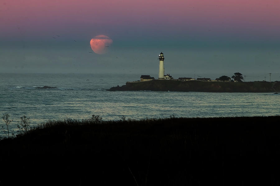 Pigeon Point Supermoonset by Wes Jimerson Pigeon Point Supermoonset by Wes Jimerson