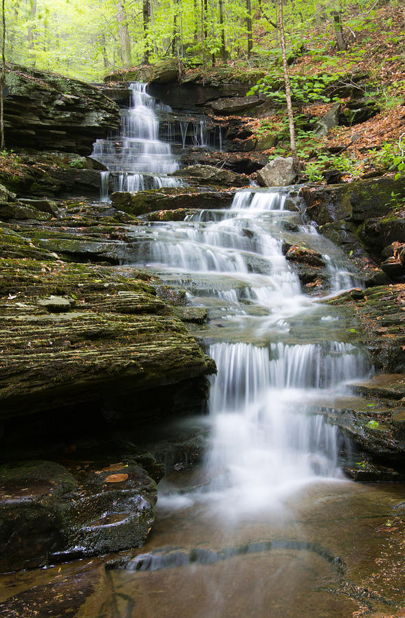 Pigeon Run Falls Photograph by Sara Foss | Fine Art America