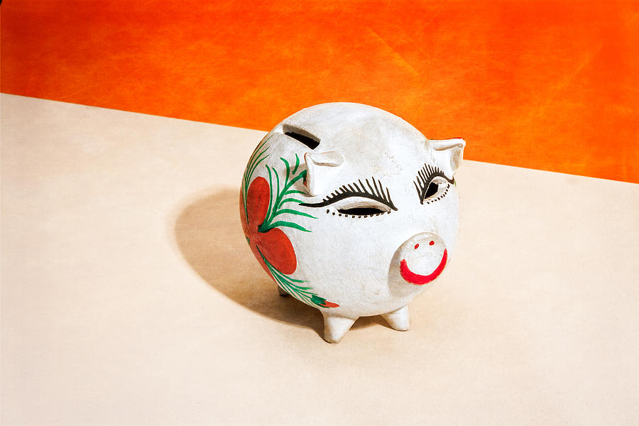 Piggy Bank Wink Photograph by Yo Pedro