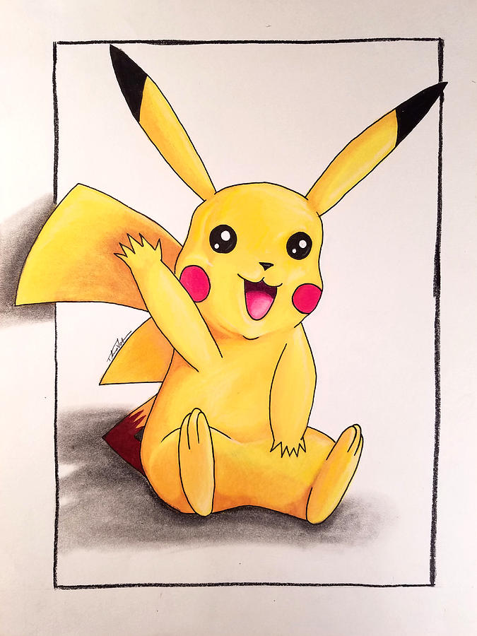 Mark Liam Smith | Drawing Pikachu ⚡️Three drawings of the most popular  #pokemon of all. But what is he? Squirrel, mouse, or chinchilla? #drawing  #drawi... | Instagram