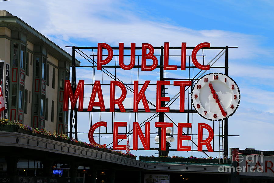 Pike Place Market Photograph by Christiane Schulze Art And Photography