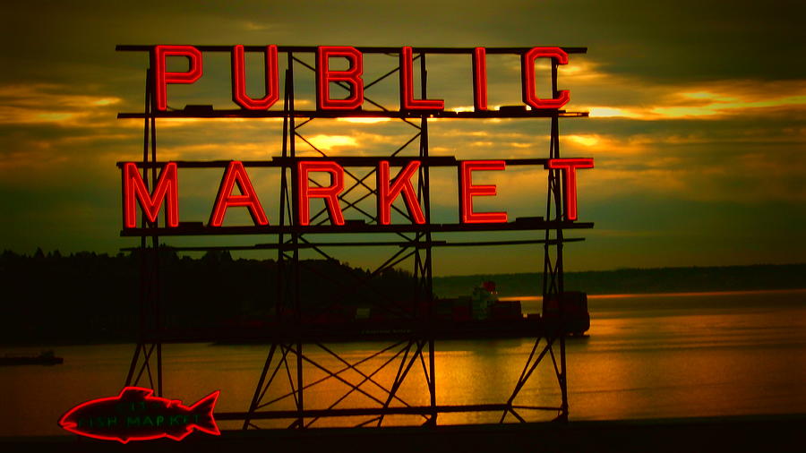 Pike Place Public Market Photograph