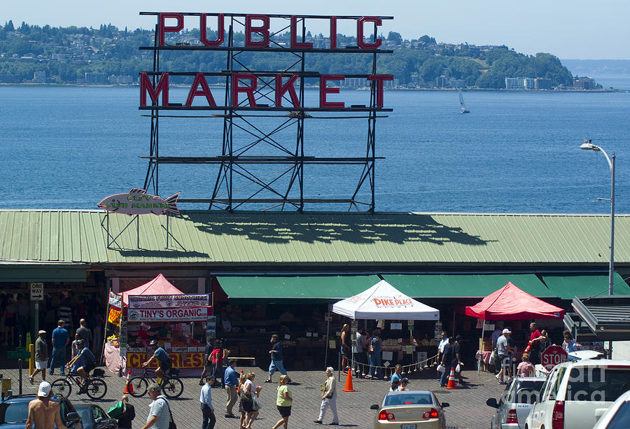 Pike Place Public Market Photograph by Louise Magno