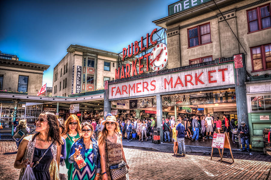 Pike Place Tourist Photograph by Spencer McDonald