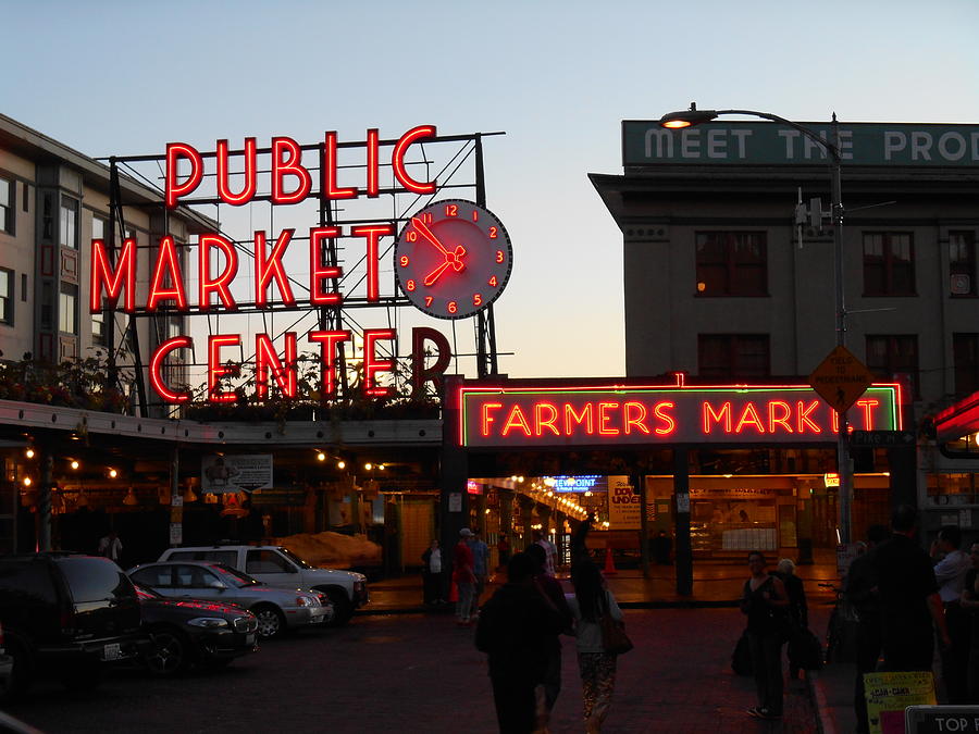 Pike Street Market Seattle Photograph by Therese Mika