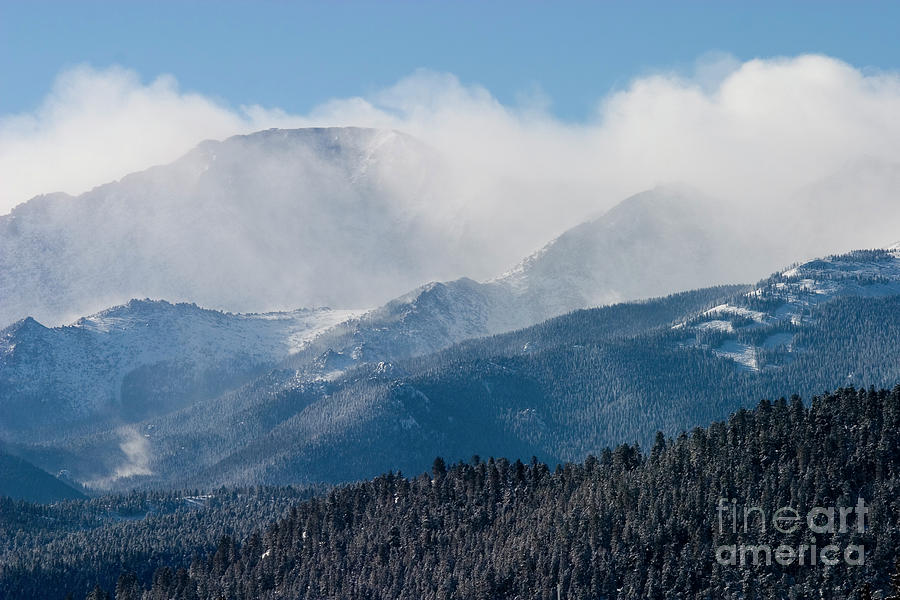 Pikes Peak Blizzard Photograph by Steven Krull Fine Art America