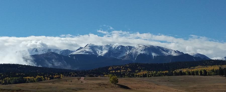 Fall Photograph - Pikes Peak in Autumn by Jennifer Forsyth
