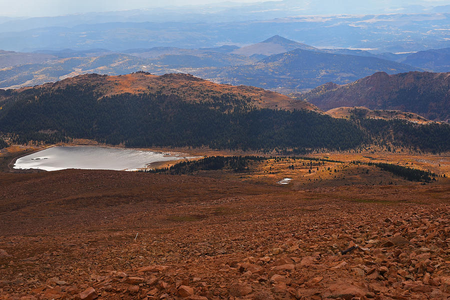 Pikes Peak Lake Colorado Mountainside Photograph by Toby McGuire