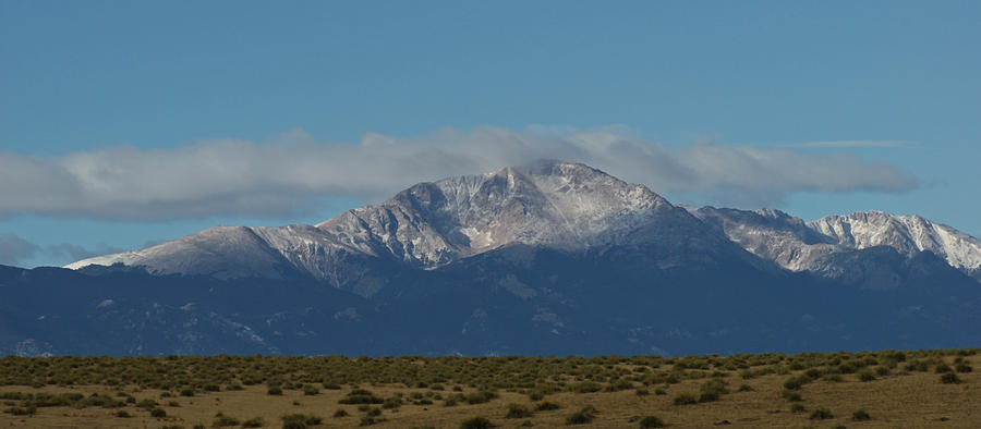 Pikes Peak Panoramic Photograph by Ernest Echols