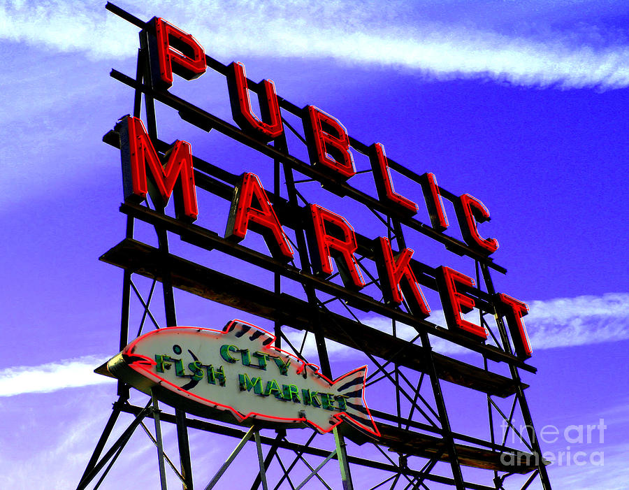 Pikes Place Market Photograph by Nick Gustafson