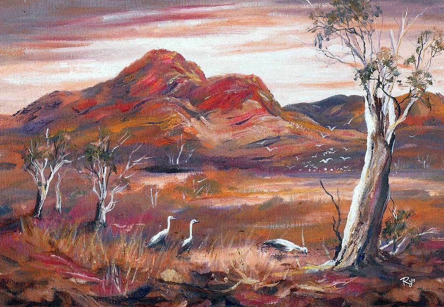 Pilbara, outback, Western Australia, Painting by Ryn Shell