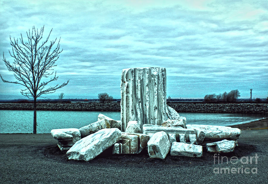 Piled Ruins Photograph by Sandy Moulder