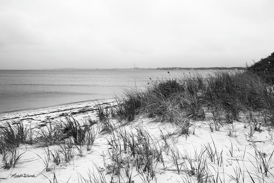 Pilgrim Monument from the Beach Provincetown Massachusetts Photograph by Michelle Constantine