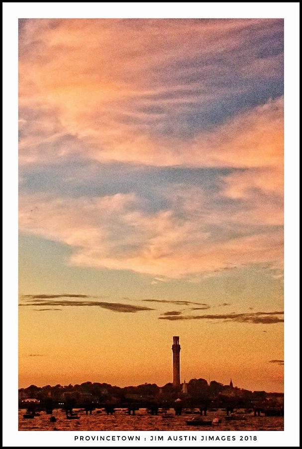 Provincetown Photograph - Pilgrim Tower Dawn July 26 by Jim Austin Jimages