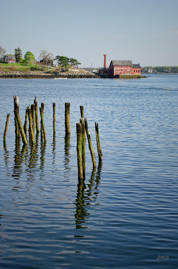 Pilings and Paint Factory Gloucester MA Photograph by David Gordon