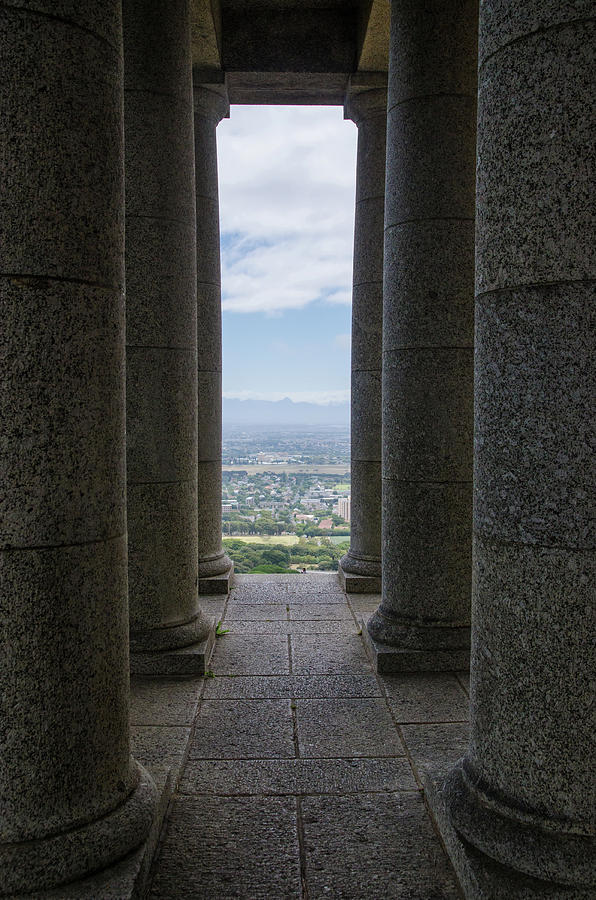 Pillars at the Rhodes Memorial Photograph by Rob Huntley