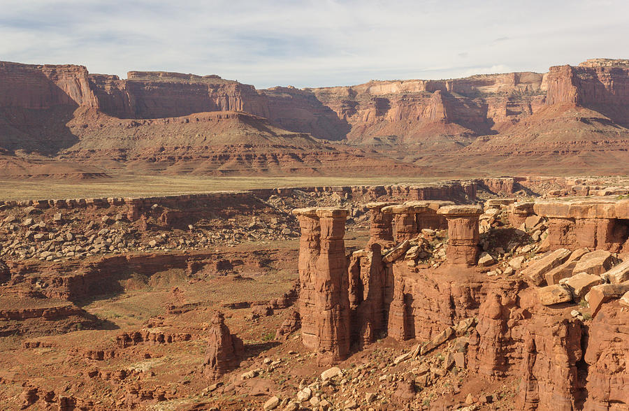Pillars in Canyonlands Photograph by Peter J Sucy