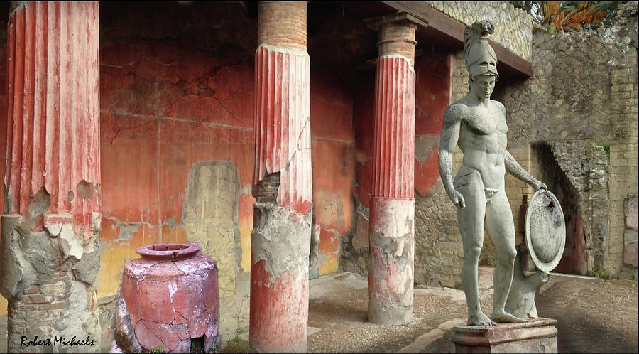 Pillars of Pompeii Photograph by Robert Michaels