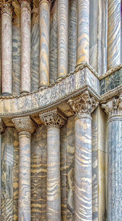 Pillars Of Saint Marks Basilca Photograph by Gary Slawsky