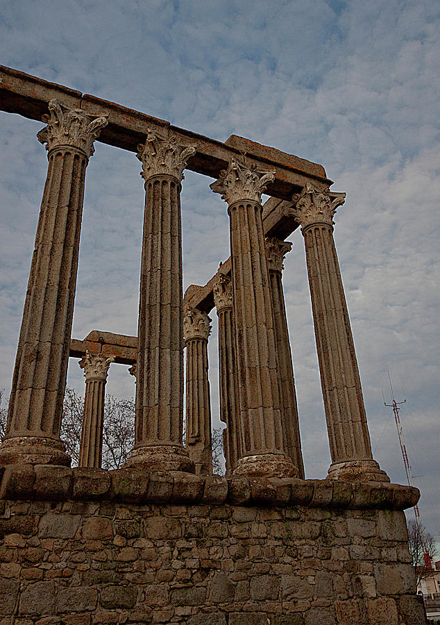 Pillars To Clouds Evora Iberia Photograph By Michael Havice Fine Art America 3750