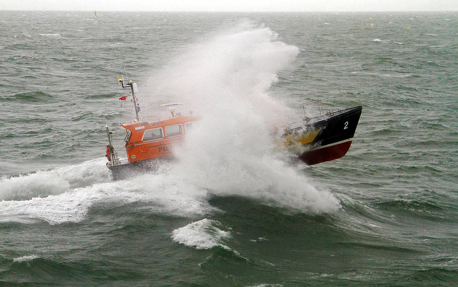 Pilot Boat Swell Photograph by David Chennell - Fine Art America