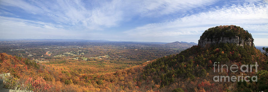 Pilot Mountain Panorama Photograph by Jill Lang